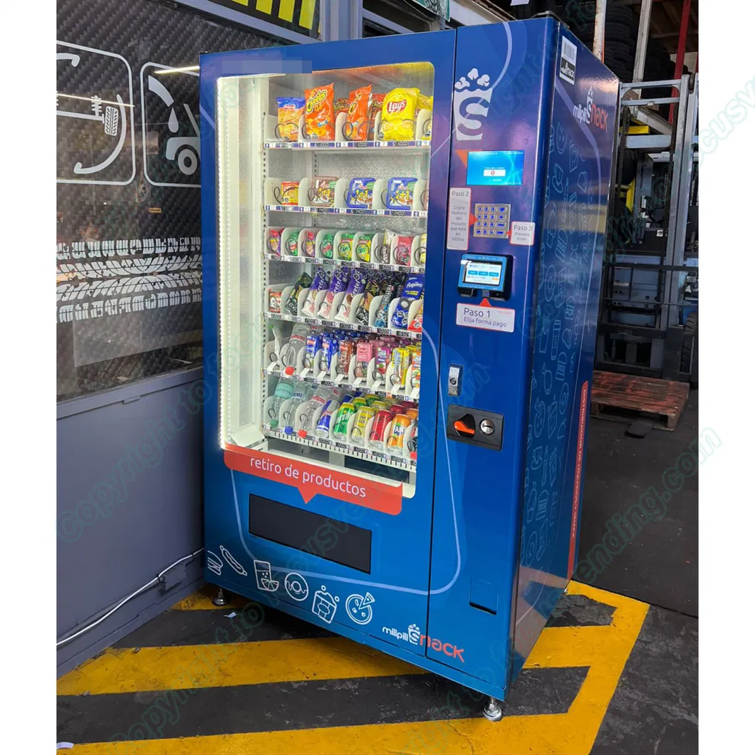 Focusvend Top Seller FC7709 Model Low Cost Vending Machine with Real Time Sales Check Online