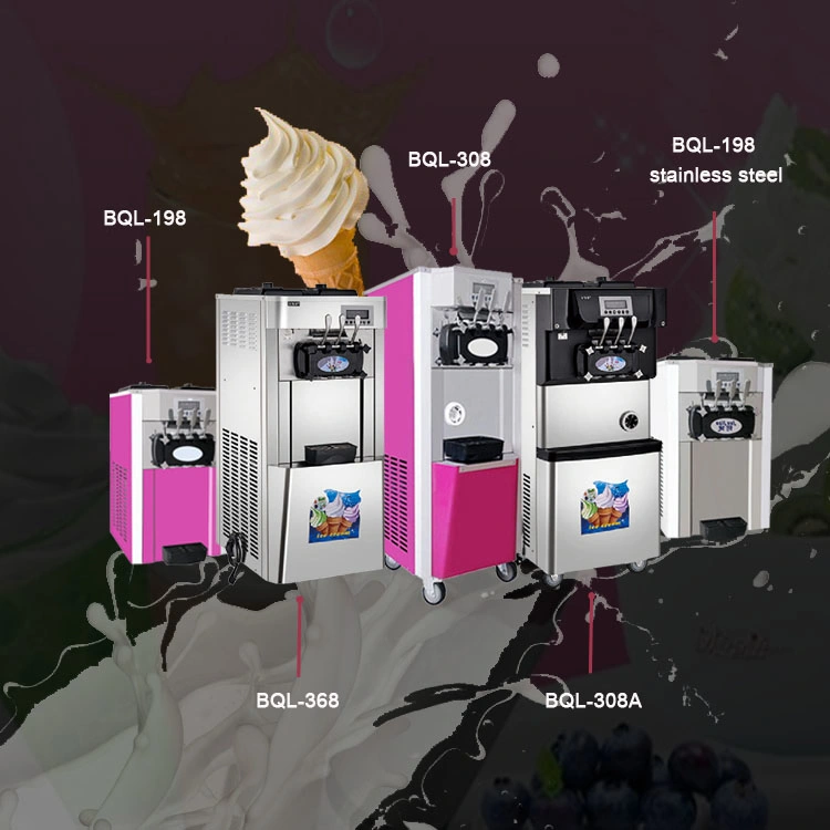 Commercial Soft Fruit Ice Cream Making Machines for Catering Equipment