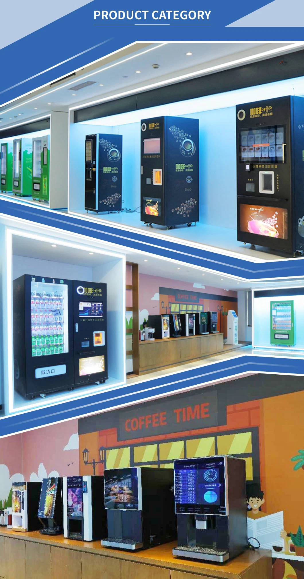 China Manufacture Desktop Instant Powder Coffee Vending Machine Le303V
