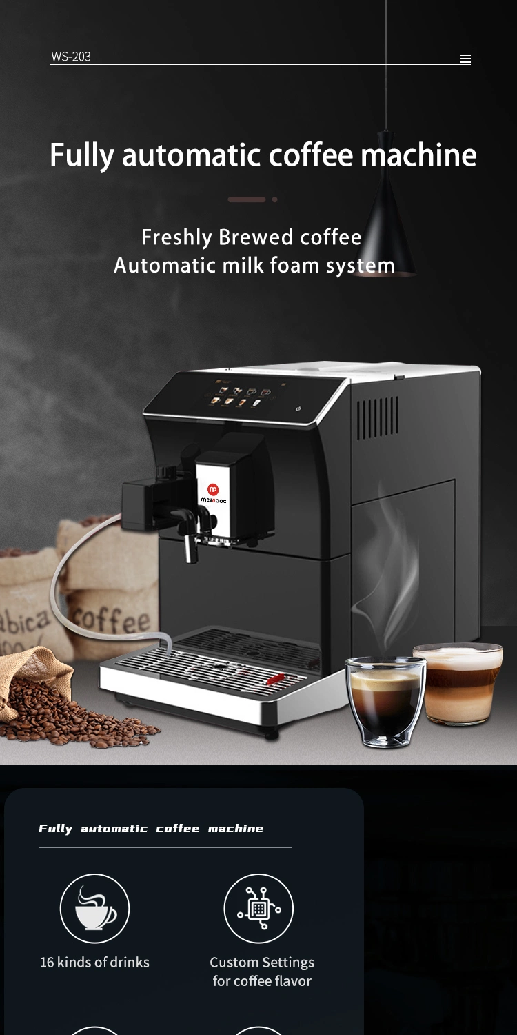 Ex-Factory Price High-Grade Intelligent One-Button Operation of Fully Automatic Coffee Machine