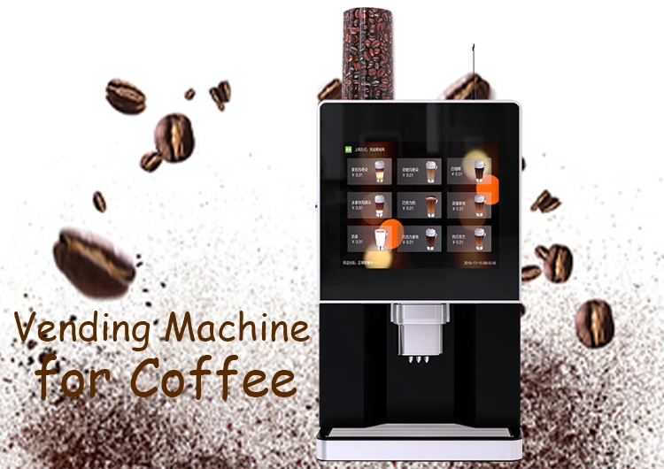 Fresh Ground Table Type Automatic Intelligent Coffee Vending Machine with Grinder