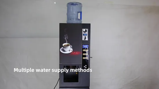 Instant Coffee Beverage Cooler Vending Machine