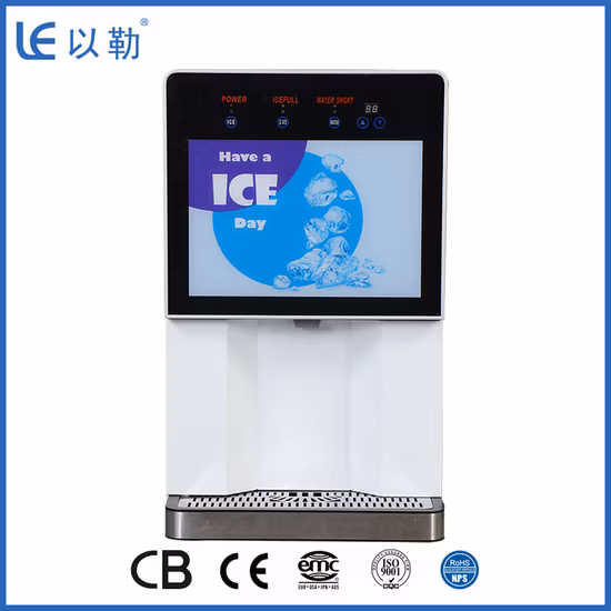 Smart Table Type Ice Coffee Vending Machine with Ice Maker