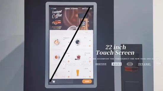 Automatically Bean to Cup Espresso Coffee Vending Machine